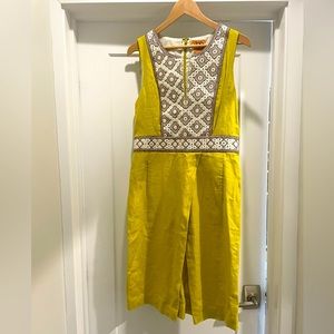 Tory Burch - Leonid Yellow Linen Dress w/pockets - 8